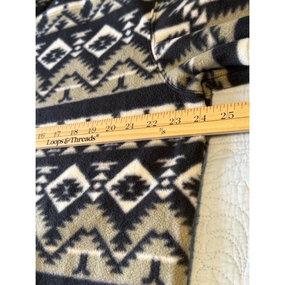 WeSC 90's Mike Aztec Print Fleece Pullover Mens Medium Hoodie Unisex  Sweatshirt - Picture 8 of 11